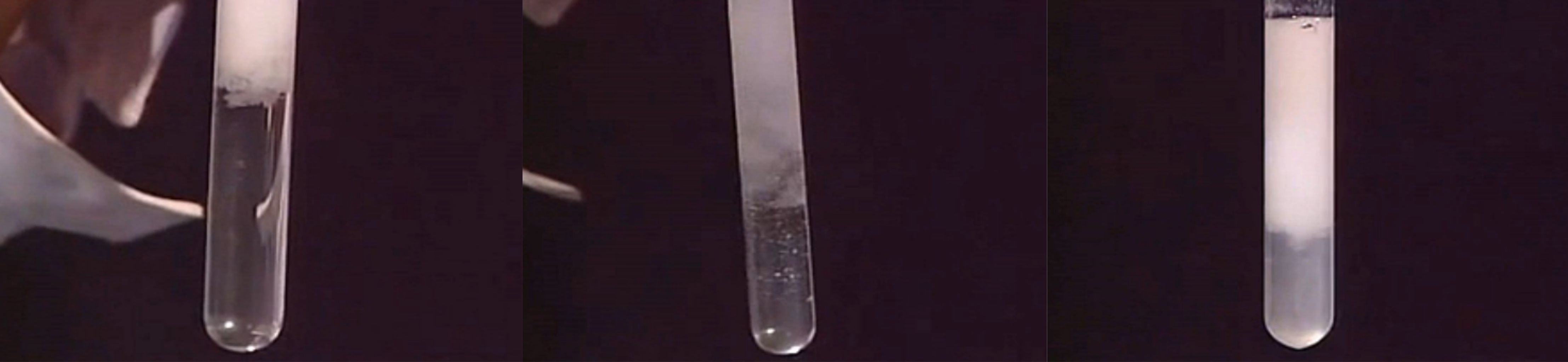 向NaOH溶液里滴加AlCl3溶液至過量,開始無沉淀，過一會兒產(chǎn)生白色沉淀且不溶解